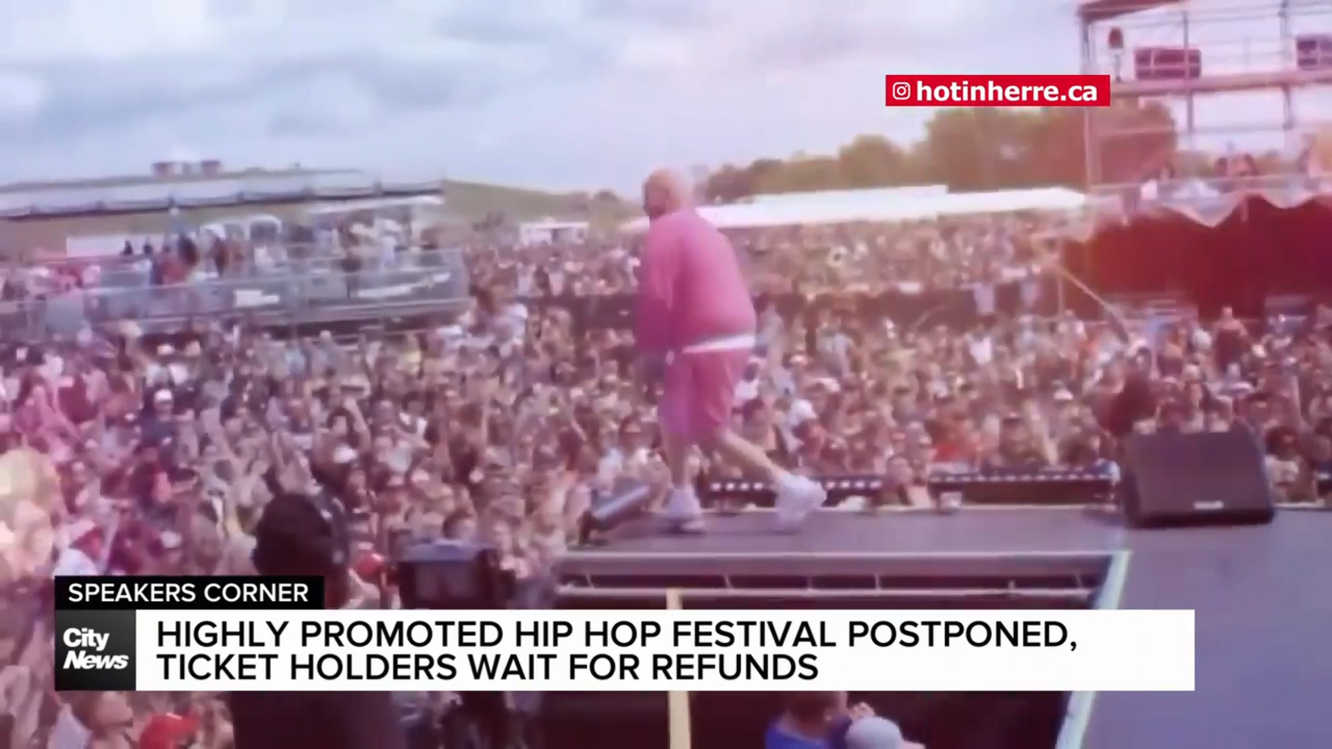 Highly promoted ‘Hot in Toronto’ music festival postponed leaving fans frustrated