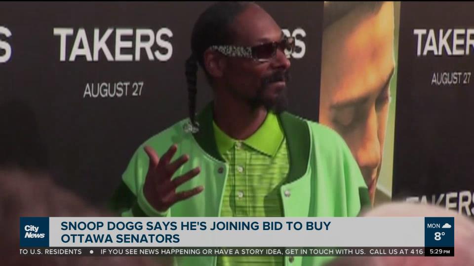 Snoop Dogg Joins Group Hoping To Buy Ottawa Senators