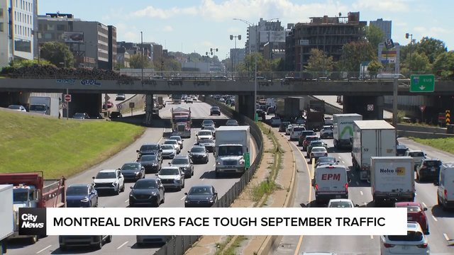 Montreal drivers face tough traffic conditions in September