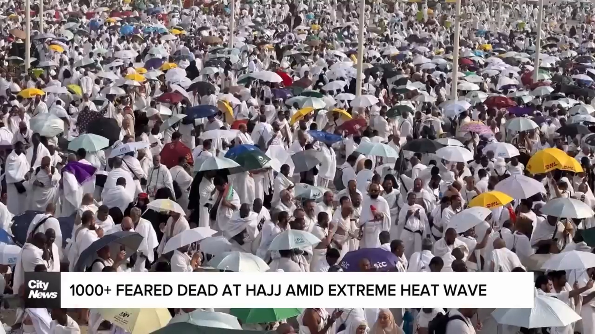 More than 1000 people feared dead at Hajj amid extreme heat wave