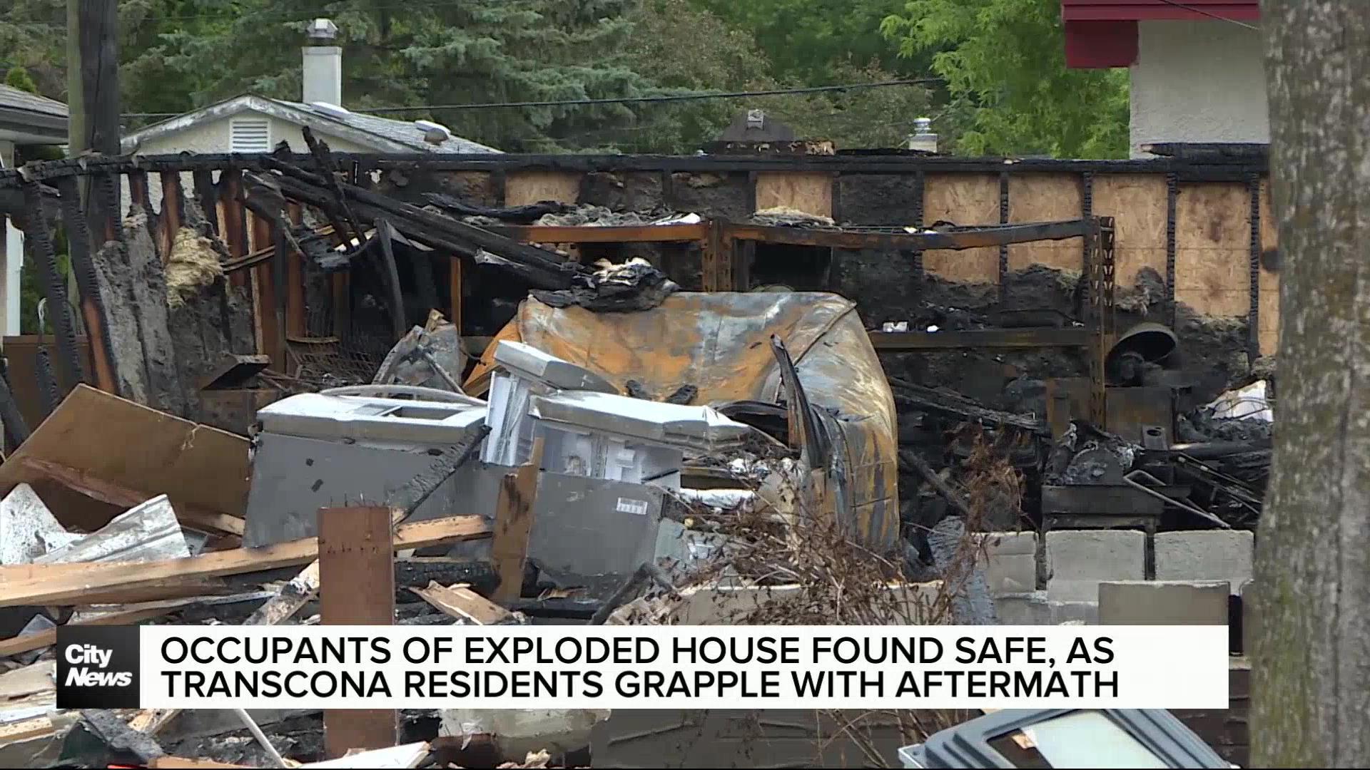 Exploded home residents located