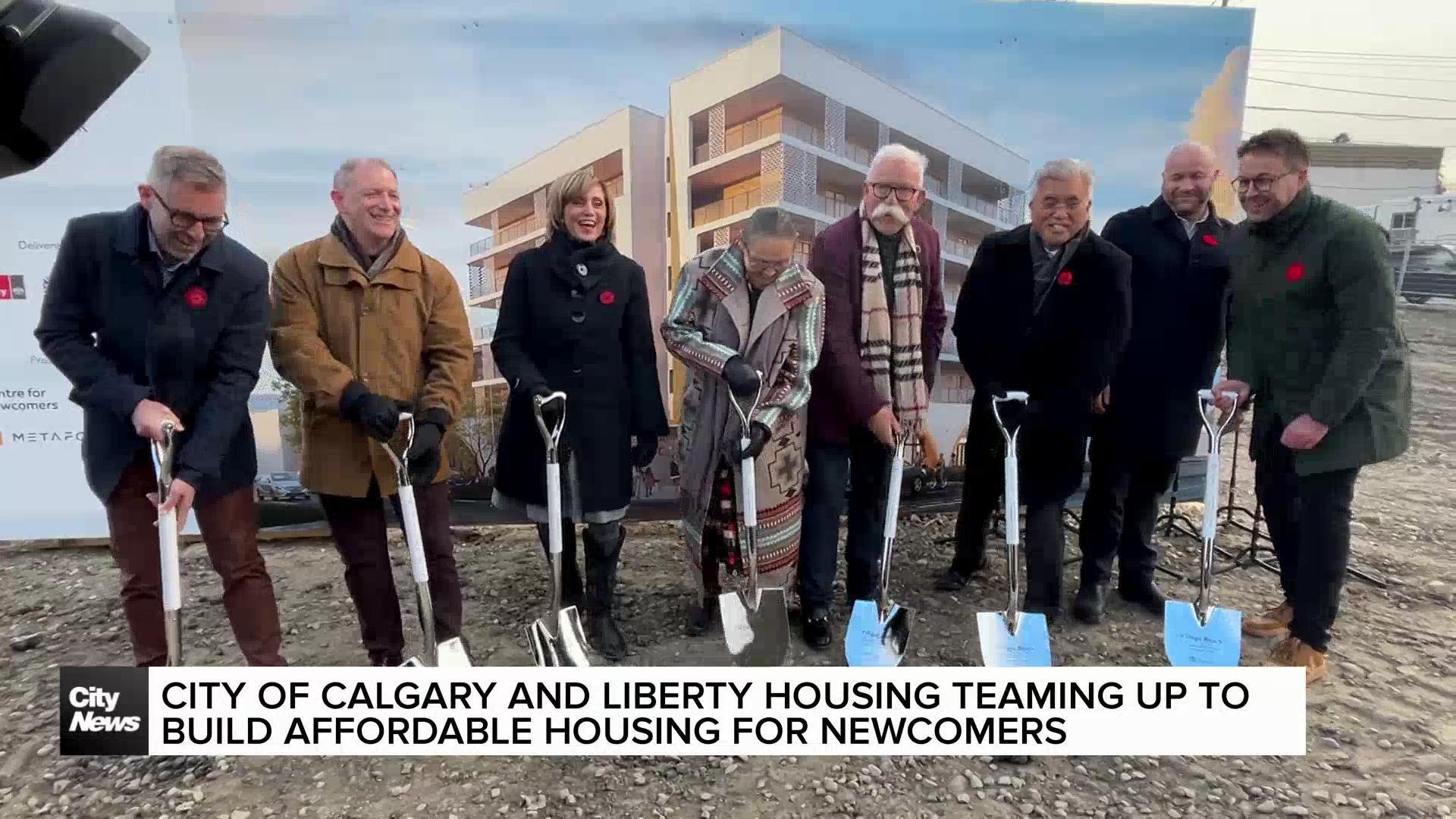 City of Calgary and Liberty Housing teaming up to build affordable housing for newcomers