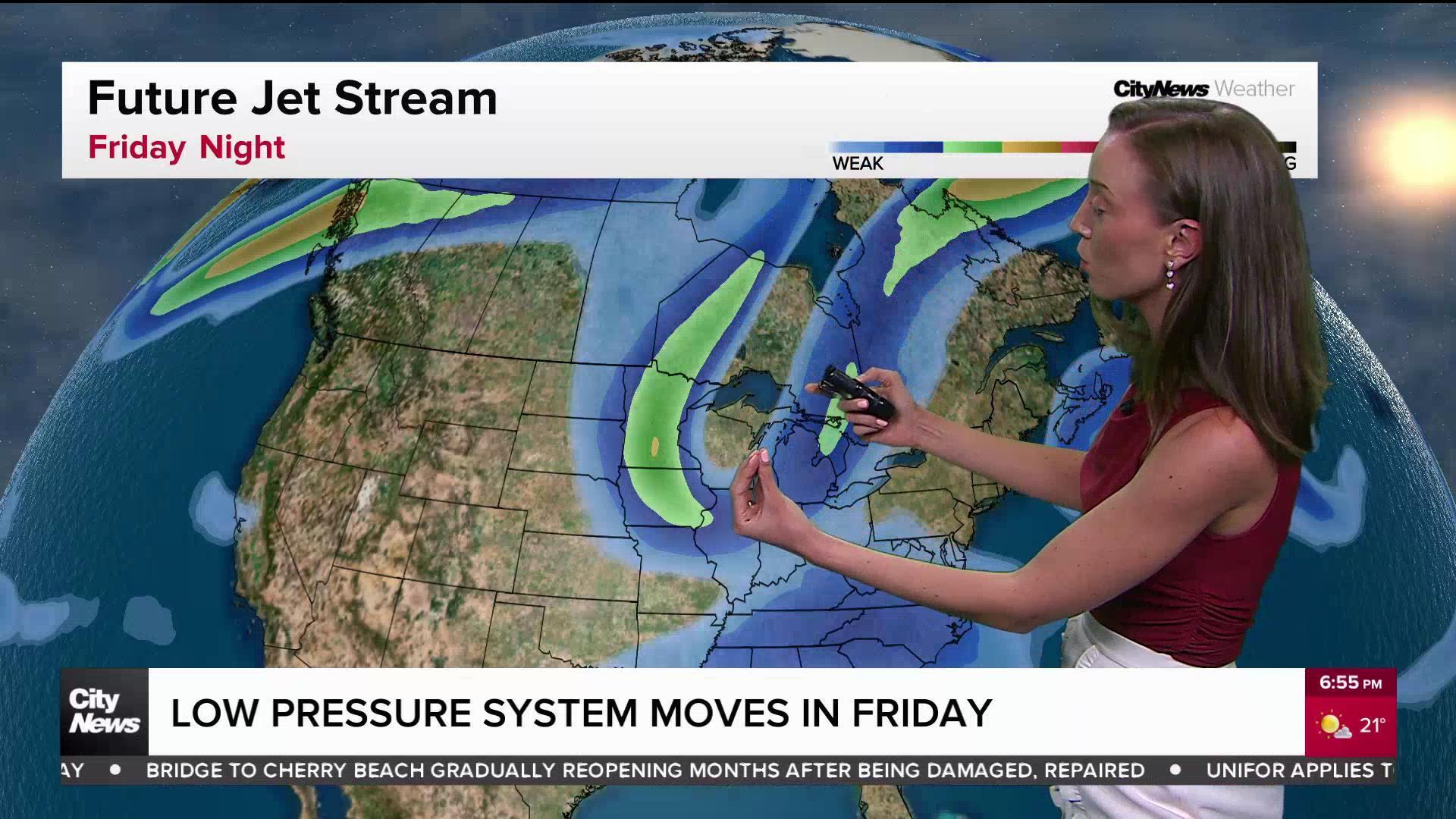 Colder weather arrives by the end of the week