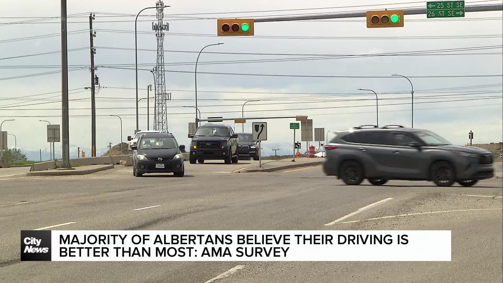 Majority of Albertans believe their driving is better than other motorists: survey