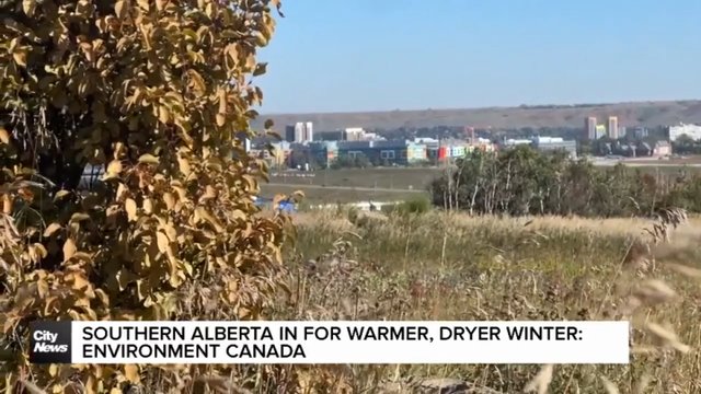 Southern Alberta in for warmer, dryer winter: Environment Canada
