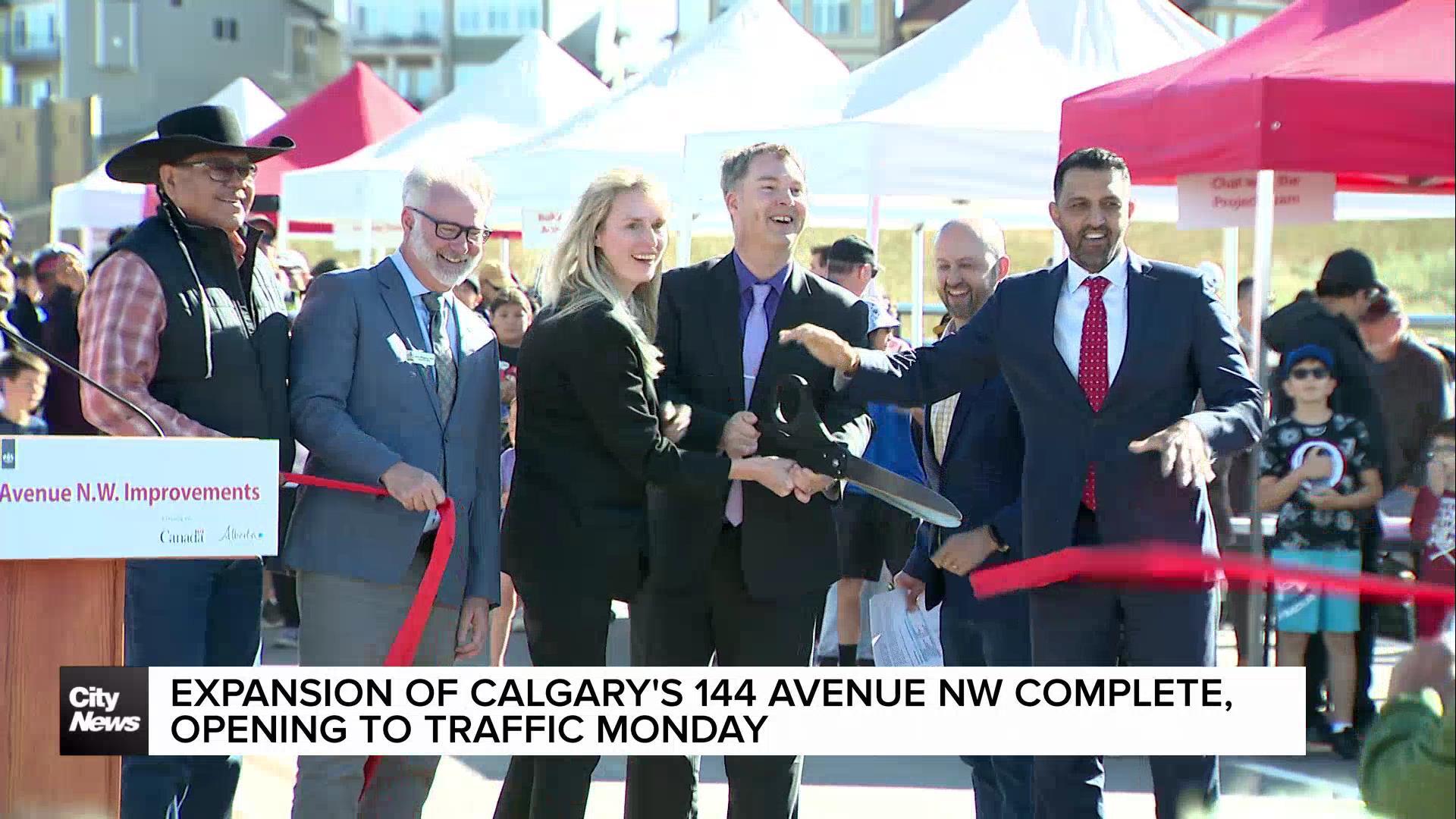 New major road expansion in NW Calgary to open next week