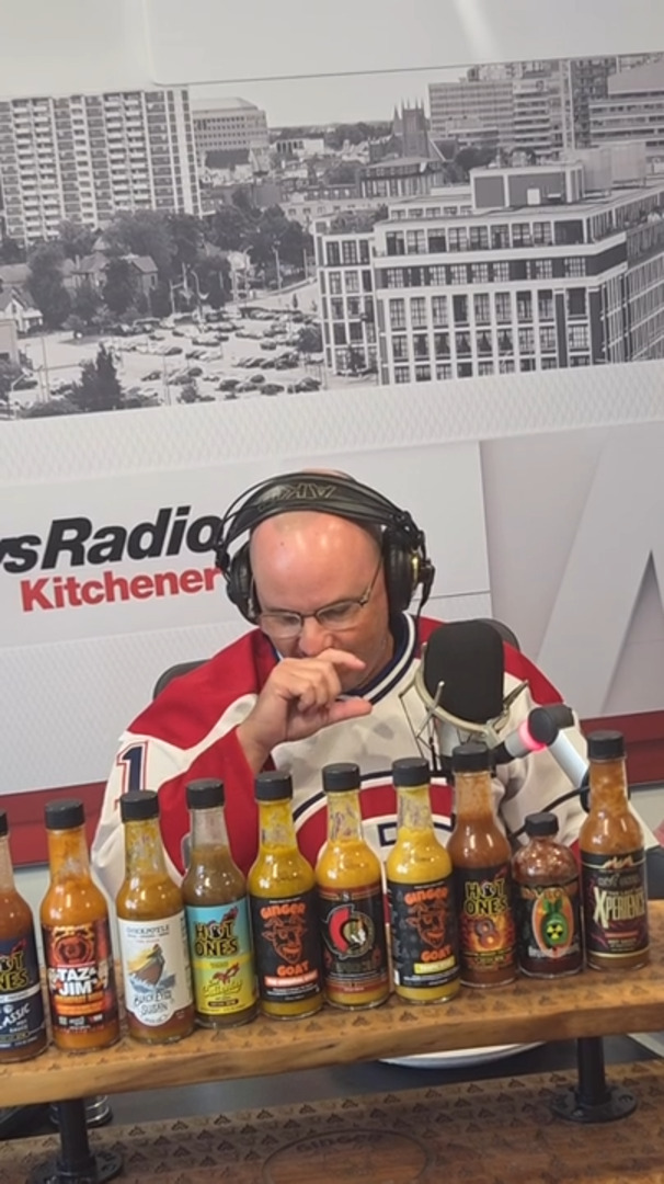 WATCH: 'Hot Ones' challenge done by Mike Farwell in Kitchener