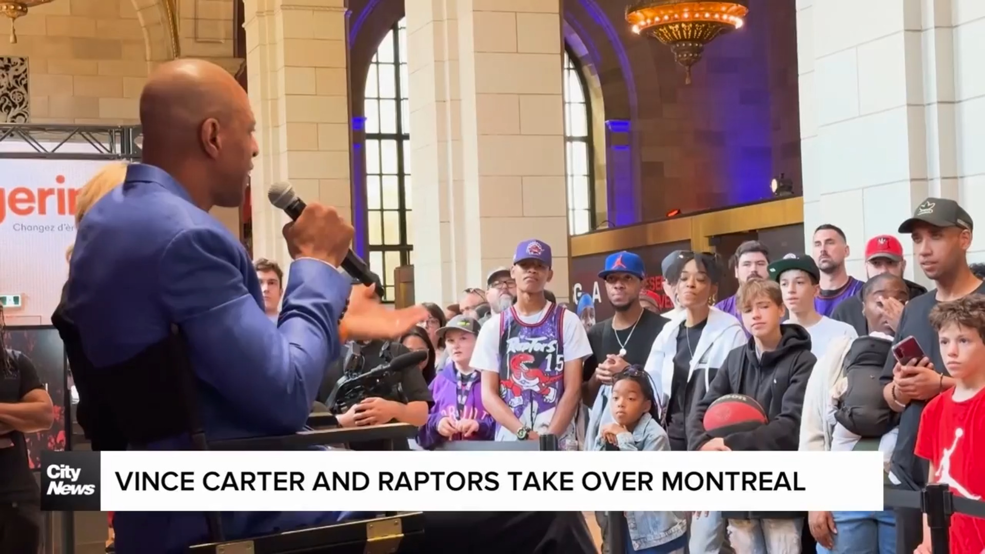 Vince Carter and raptors take over Montreal