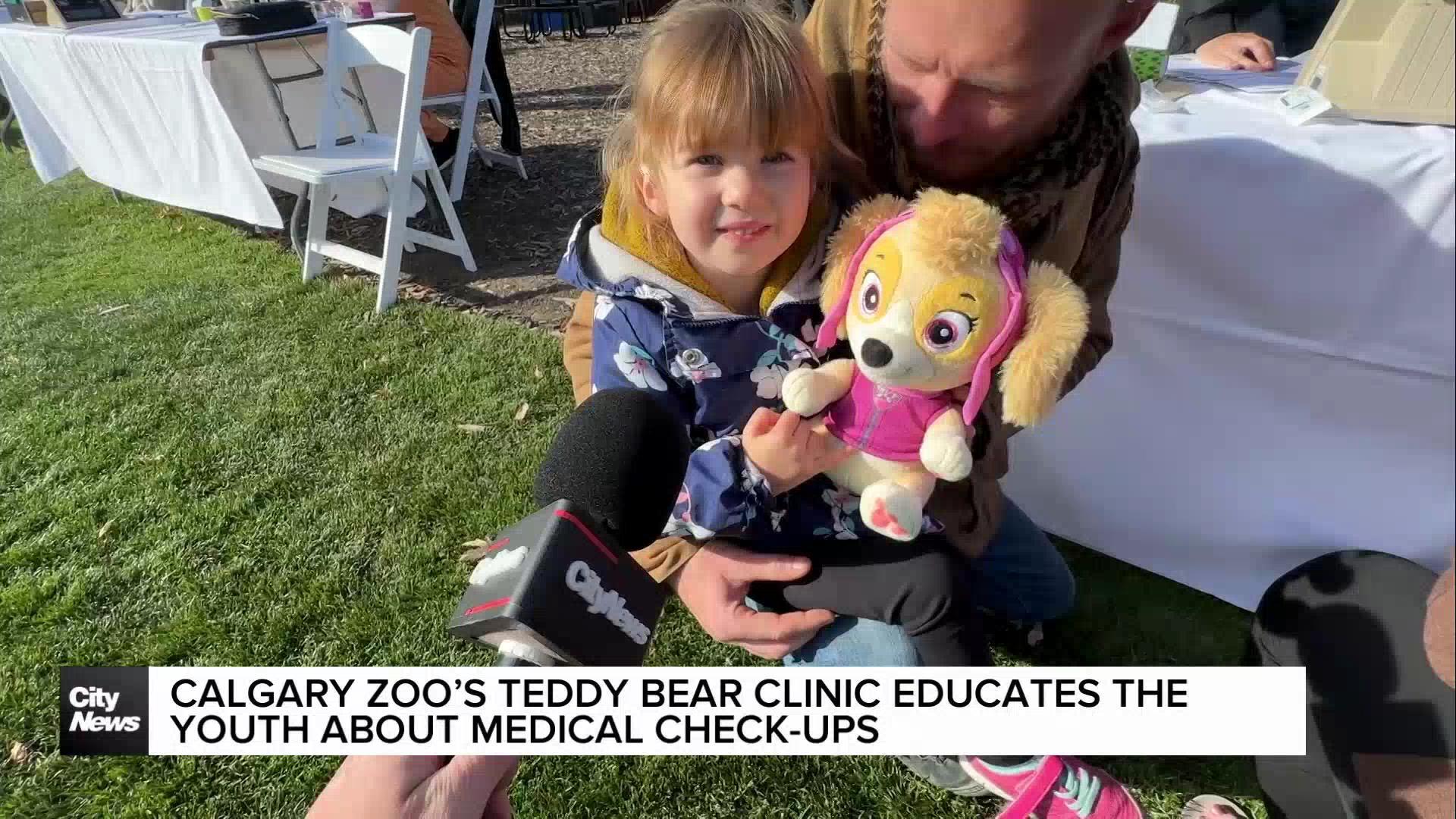 Calgary Zoo’s Teddy Bear Clinic educates the youth on medical check-ups