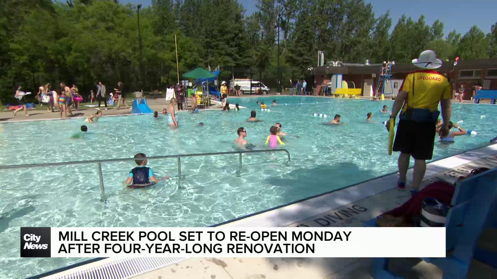 Mill Creek Pool unveiled Friday: Set to open Monday