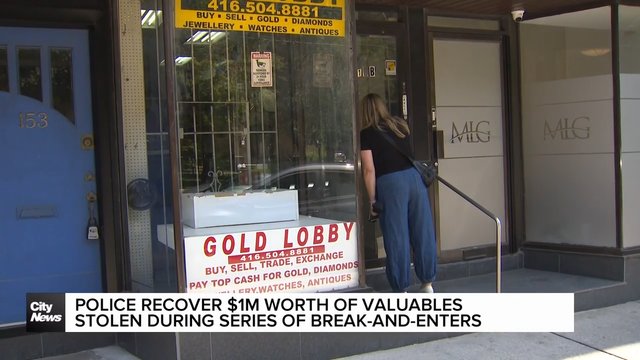 More than $1M in stolen valuables recovered by Toronto Police