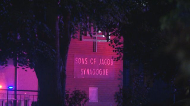 Shooting near Belleville synagogue leaves officer, suspect injured
