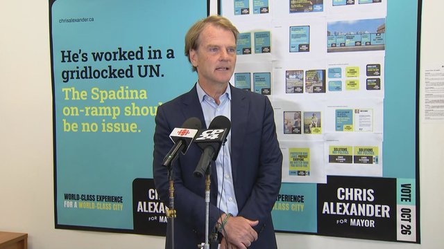 Toronto mayoral race shifts with candidate Chris Alexander's exit