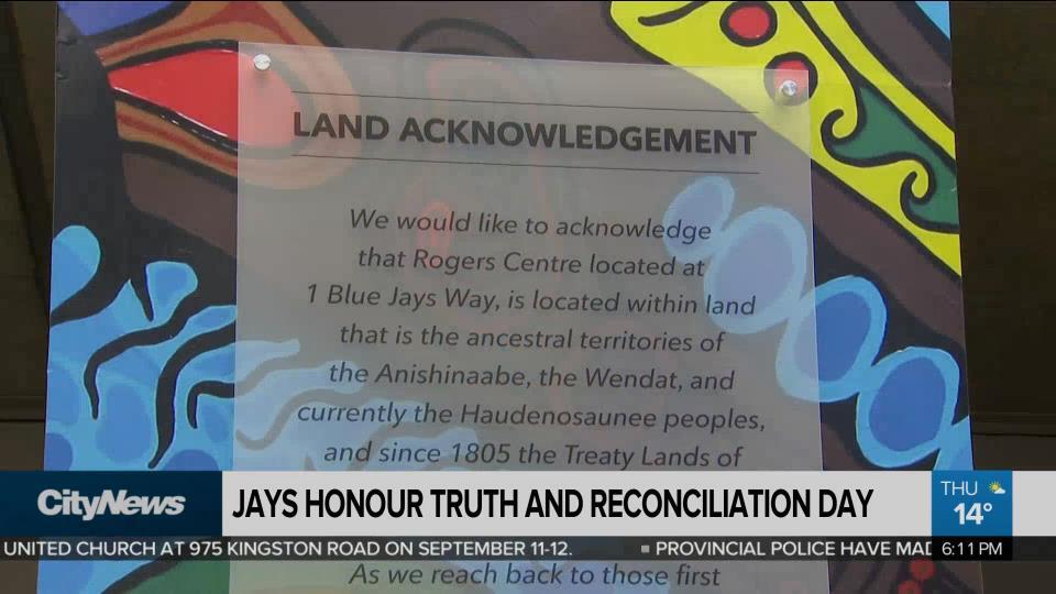 Blue Jays Honour National Day for Truth and Reconciliation at the Ballpark