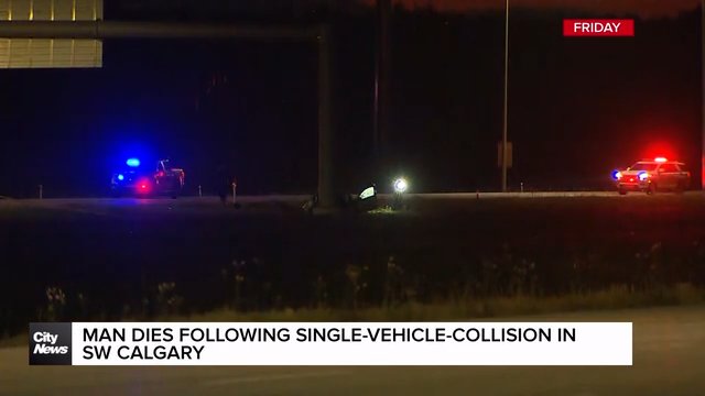 Man dies of injuries following single-vehicle-collision in SW Calgary