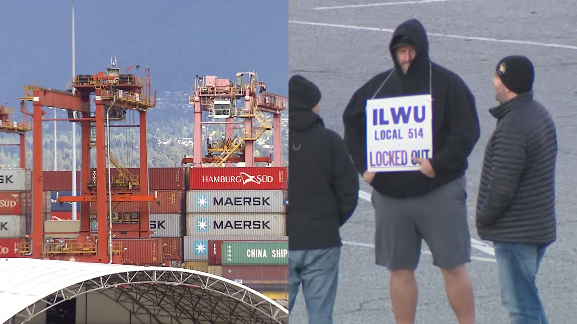 Day 2 of B.C. port strike