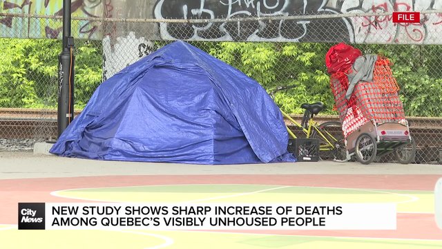 Quebec researchers find surge in deaths of unhoused people
