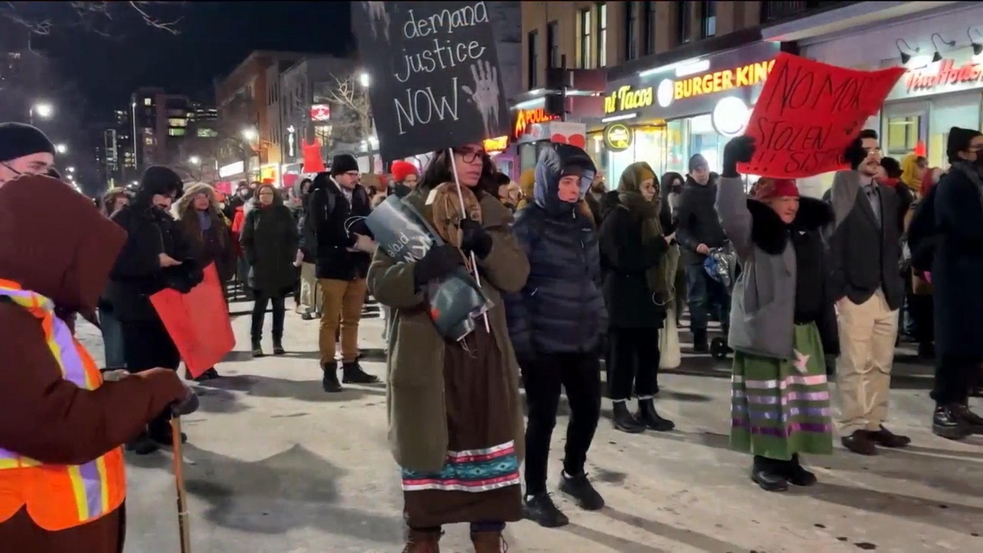 Montrealers march for missing and murdered Indigenous women and people