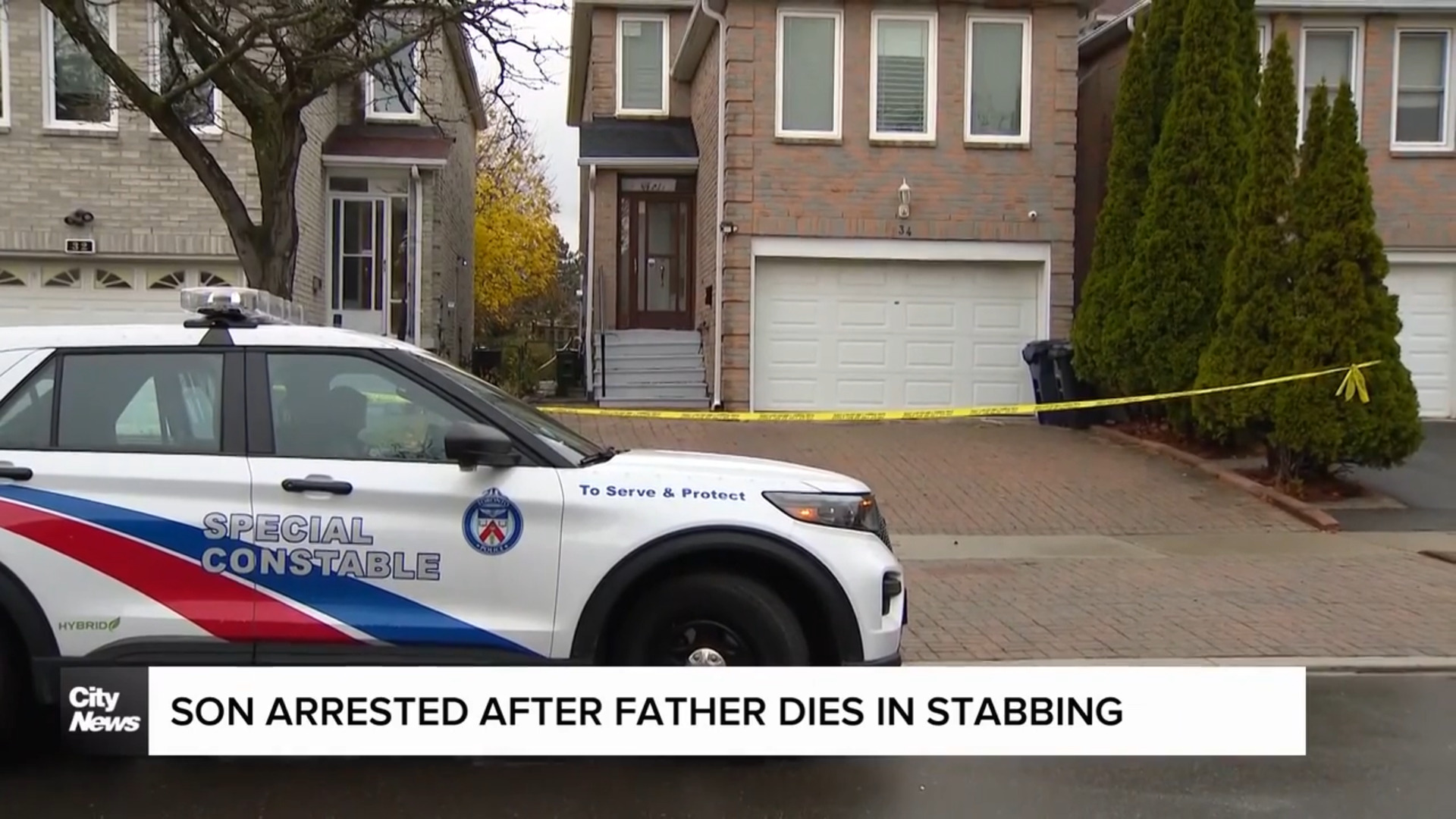 Son arrested after father dies in stabbing