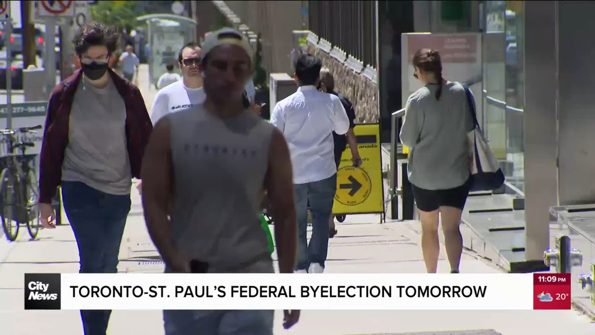 Toronto–St. Paul's federal byelection being held on Monday