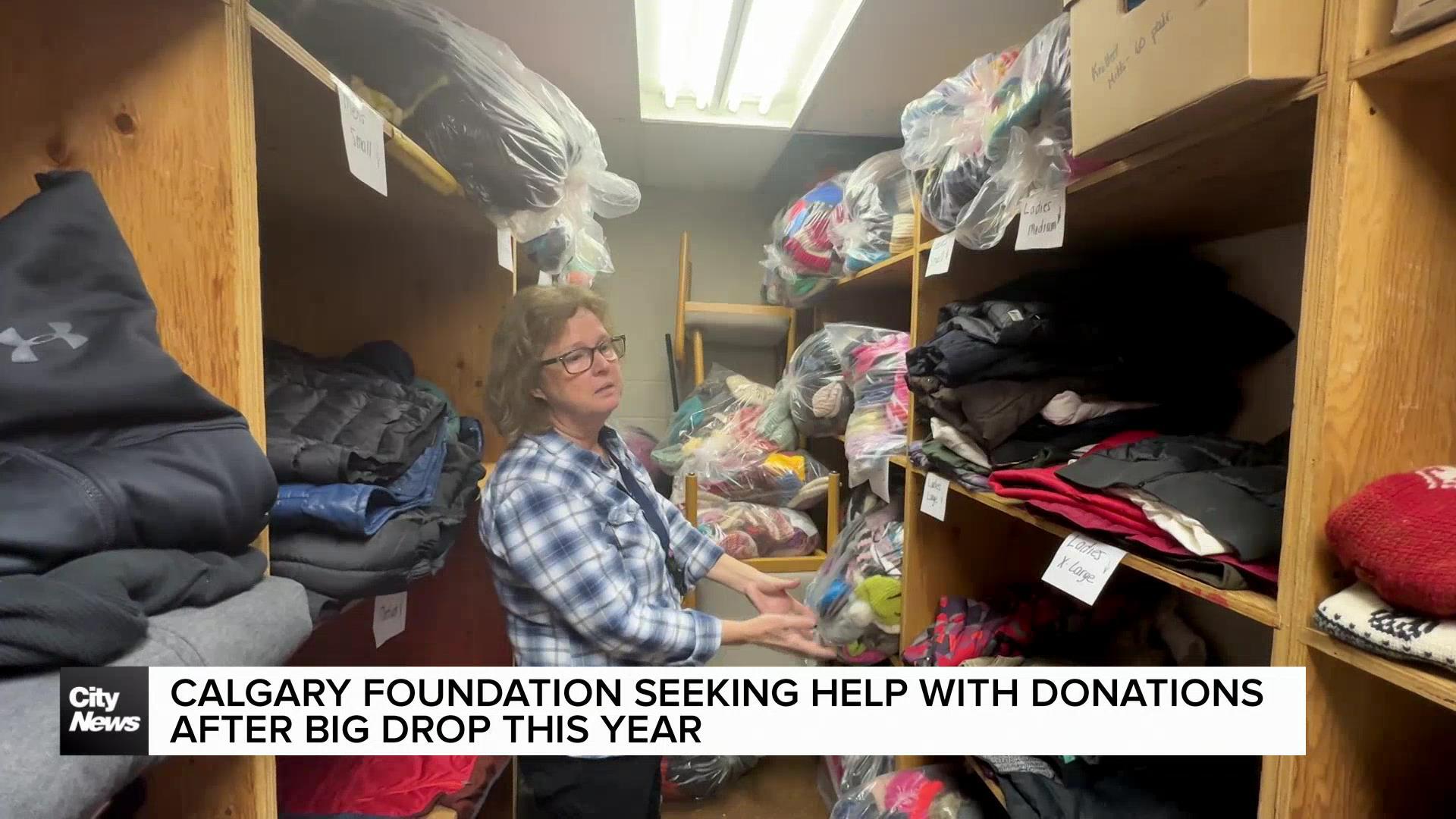 Calgary foundation seeking help with donations after big drop this year