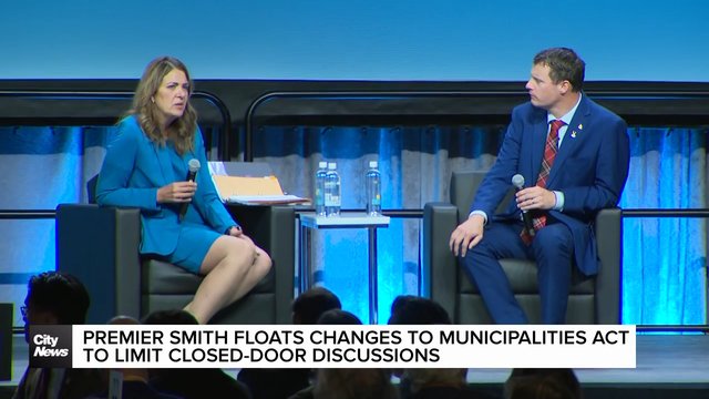 Premier Smith floats changes to municipalities act to limit closed-door discussions