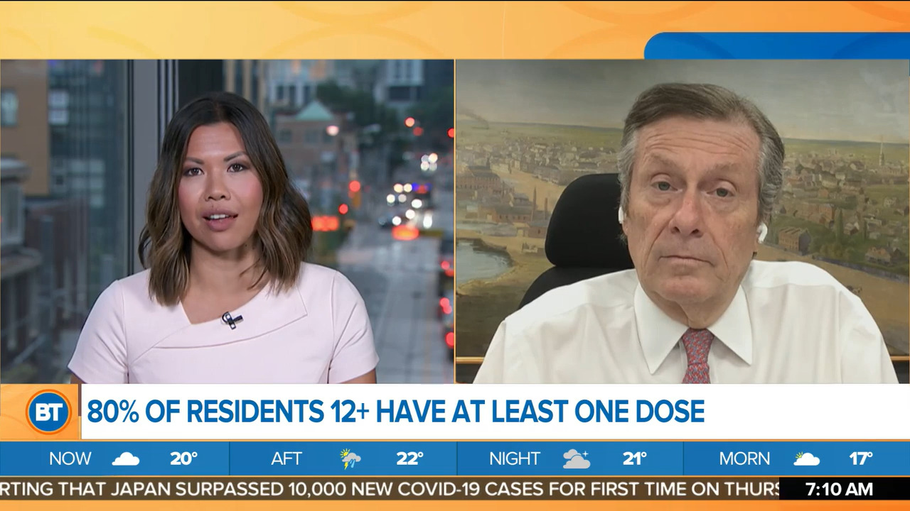 Mayor Tory discusses next stage of COVID-19 vaccine rollout in Toronto - CityNews Toronto