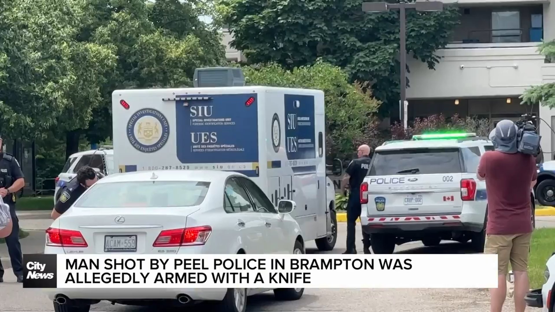 Man shot by Peel police was allegedly armed with a knife