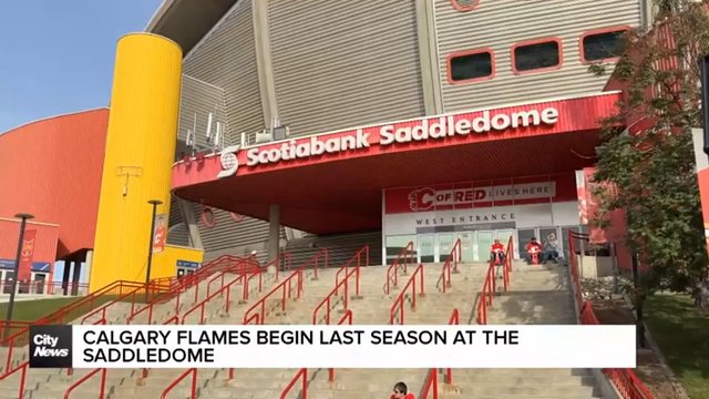 Calgary Flames begin last season at the Saddledome