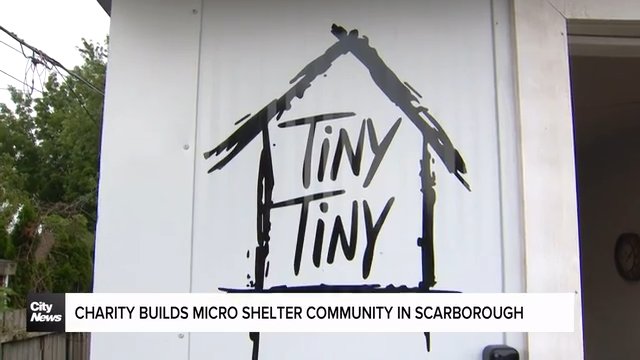 Charity building micro shelter community in Scarborough