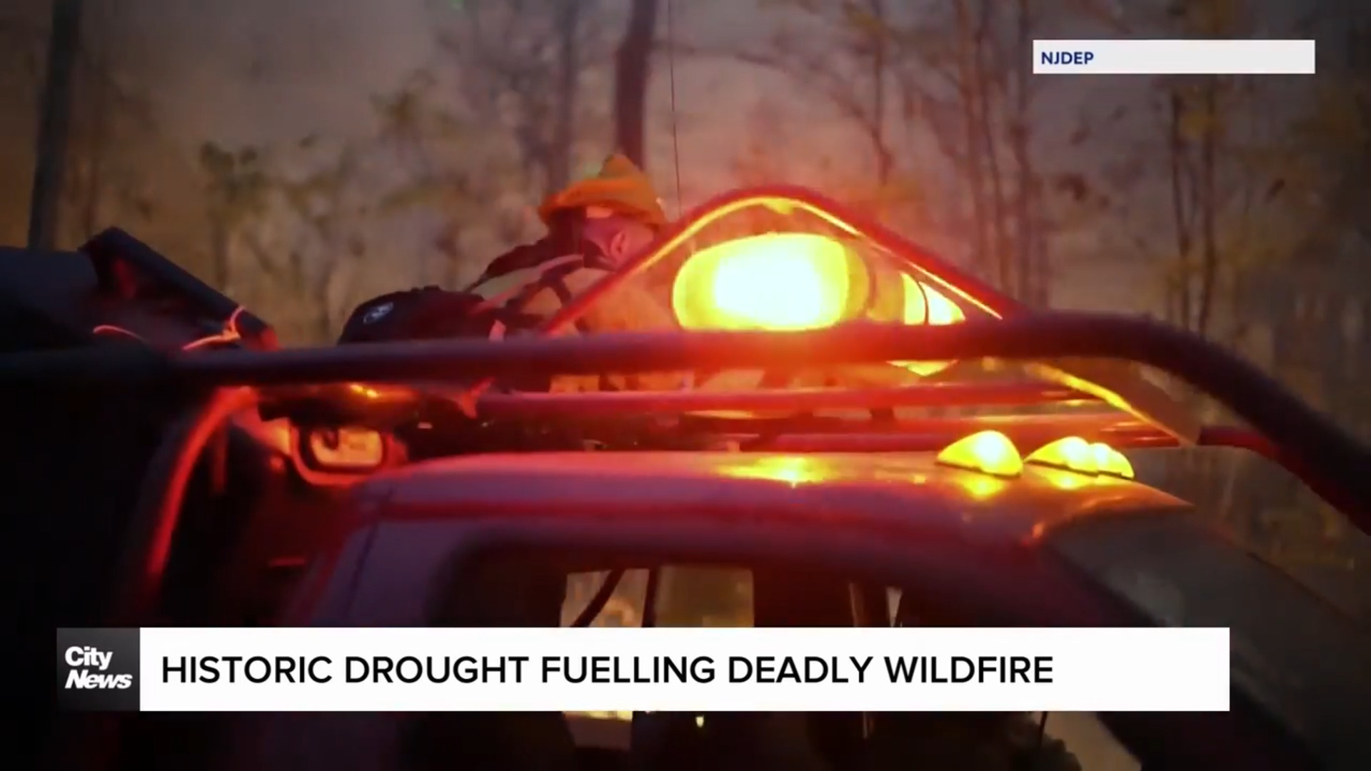 Historic drought feeding deadly U.S. east coast wildfires