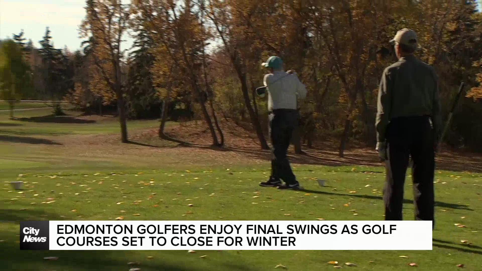 Edmonton Golfers enjoy final swings ahead of winter