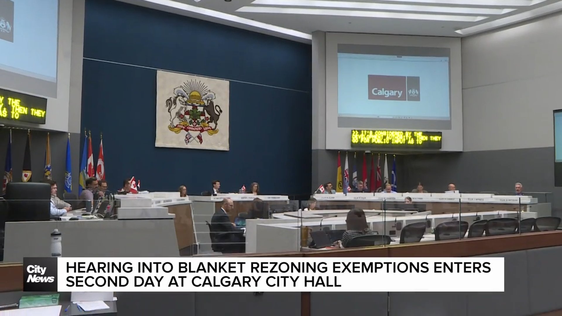 Blanket rezoning exemptions hearing enters second day at Calgary City Hall