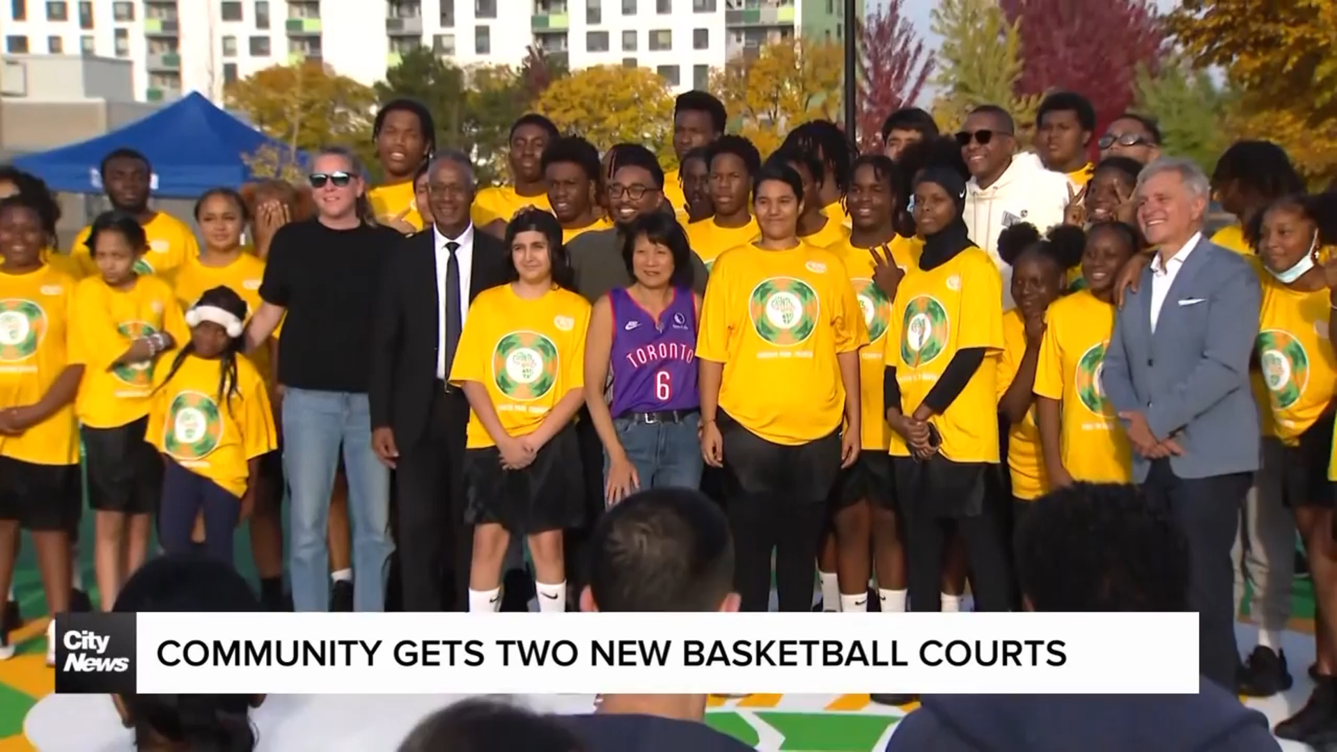 Masai Ujiri unveils new court in Toronto