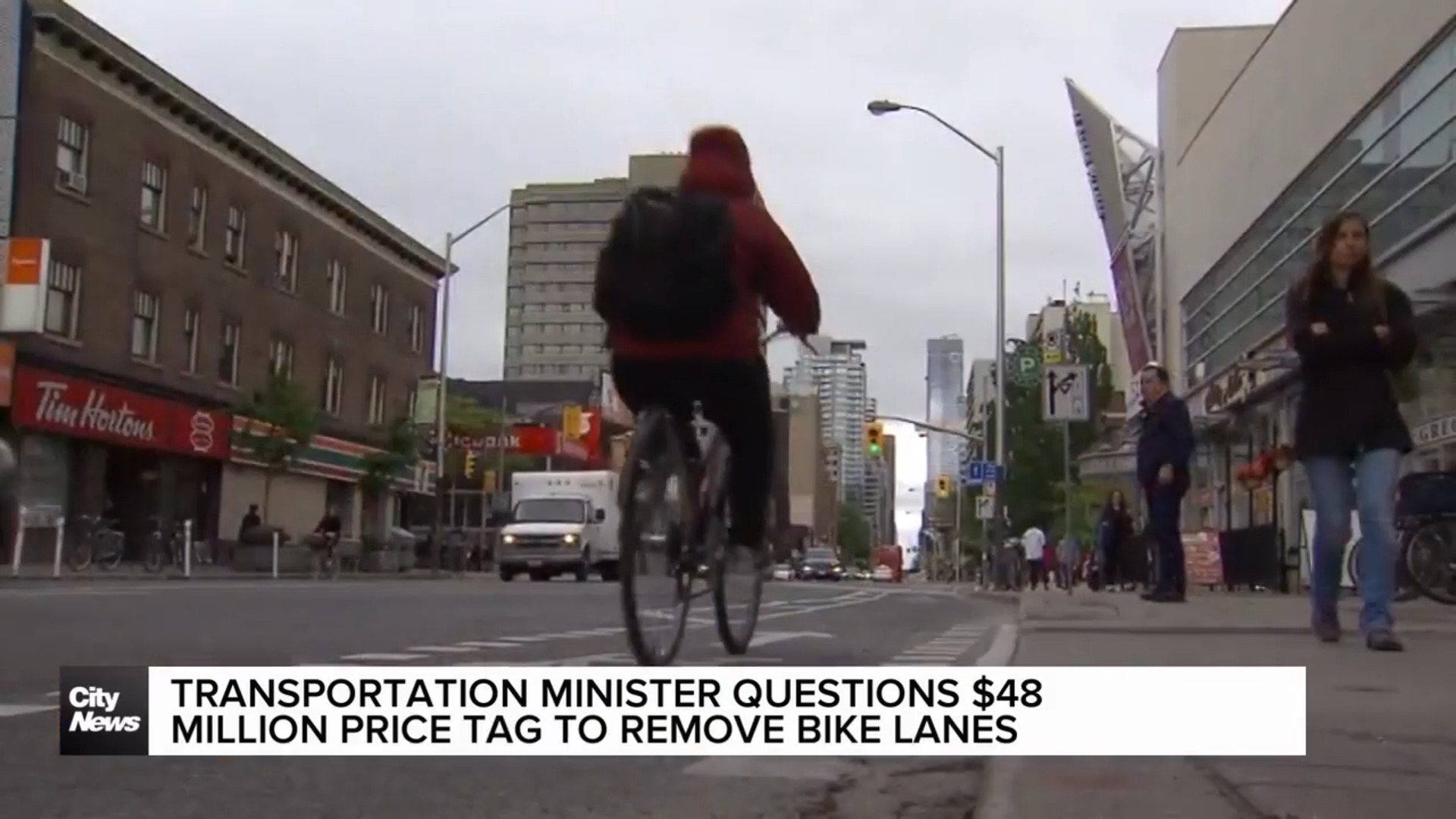 Ford government balks at $48 million price tag for bike lane removal