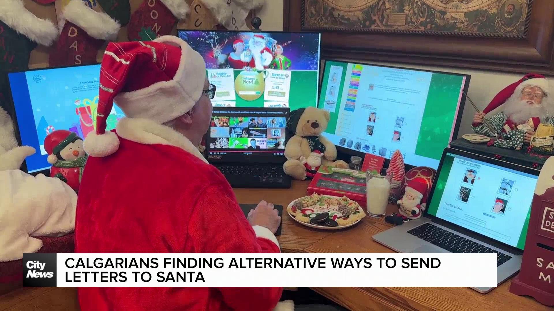 Calgarians finding alternative ways to send their letters to Santa Claus