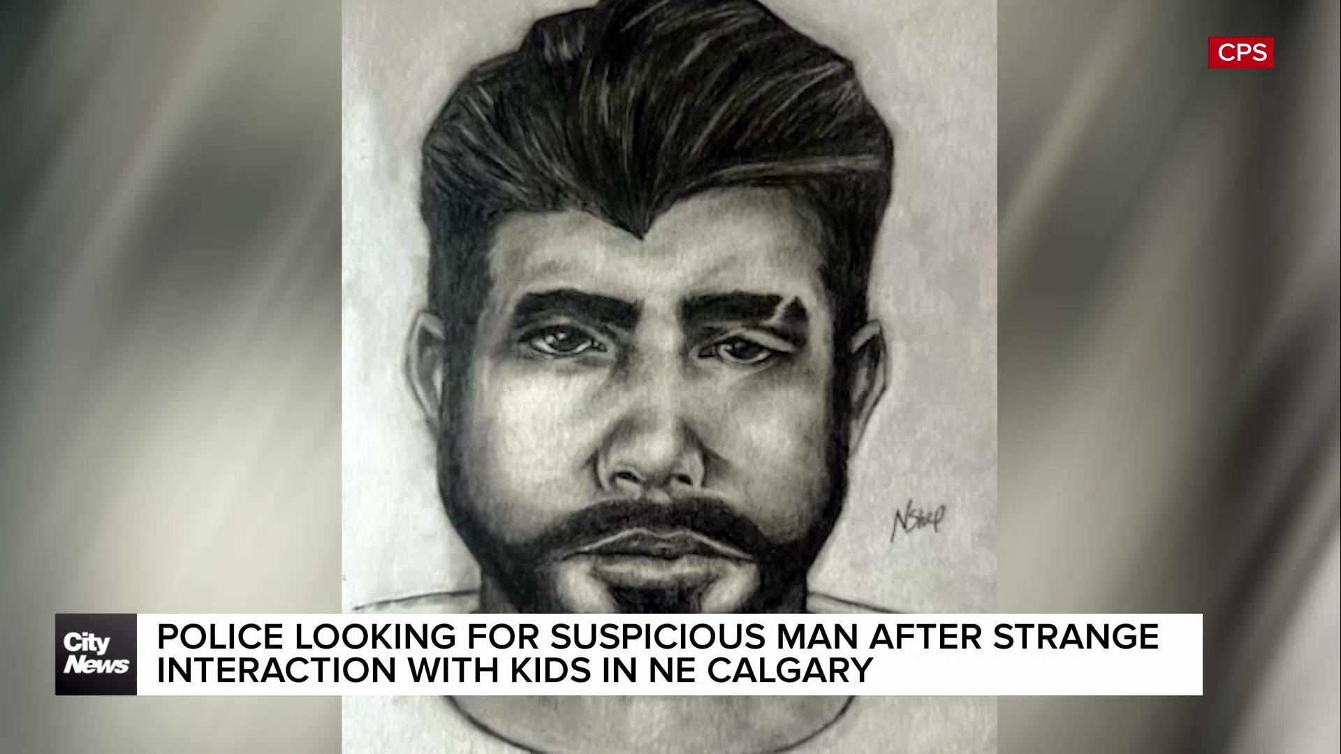 Suspicious man wanted after stranger interaction with kids in NE Calgary