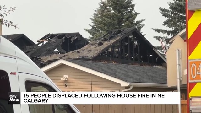 Multiple people displaced following house fire in NE Calgary