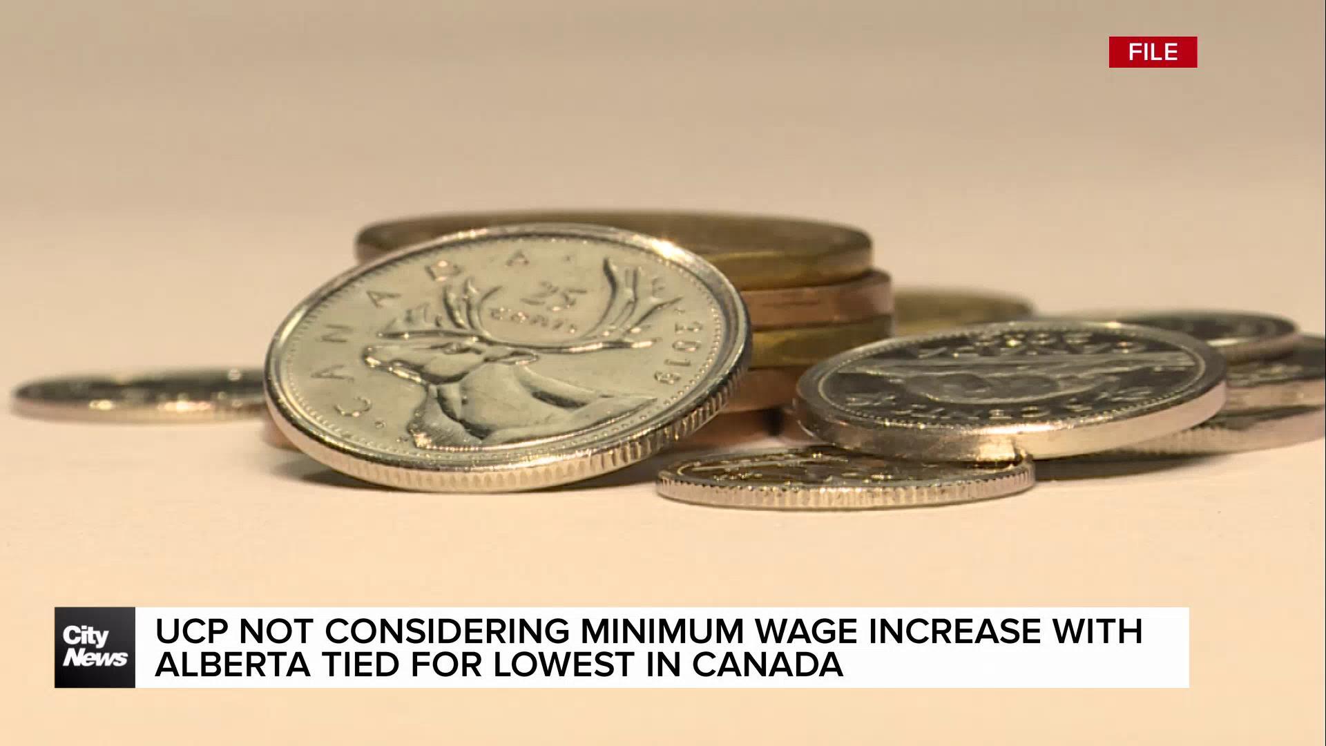 No plans to increase Alberta min. wage: jobs minister