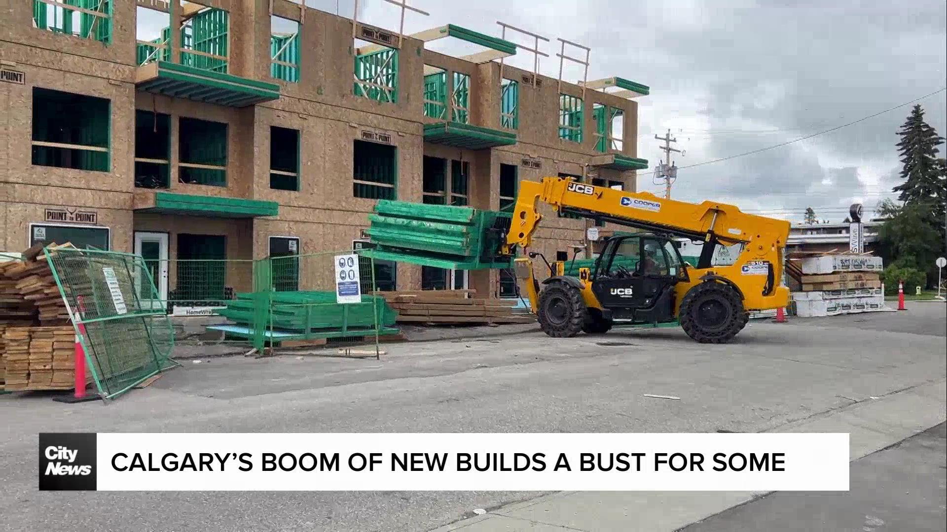 Calgary's boom of new builds a bust for some