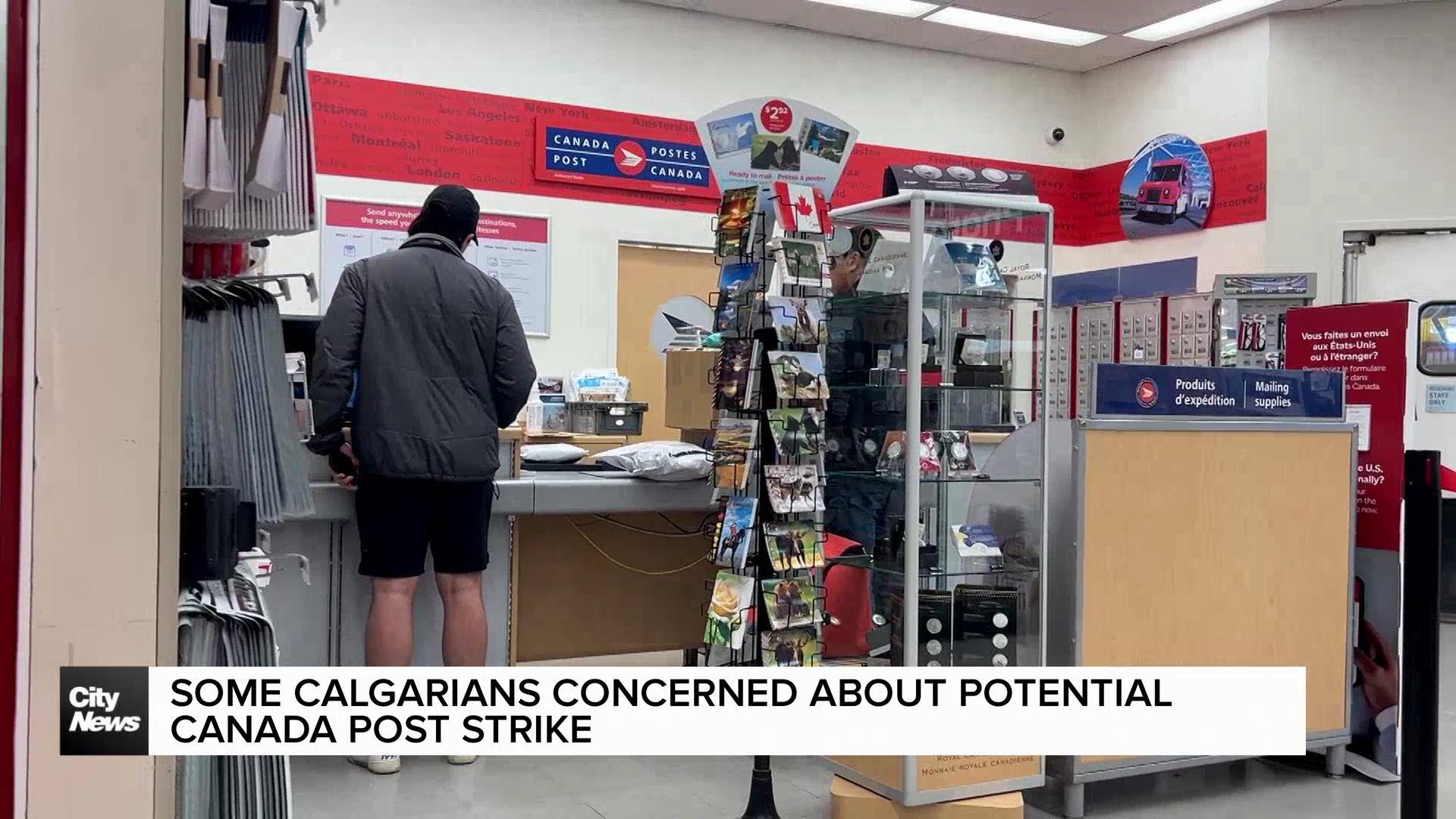 Some Calgarians concerned about potential Canada Post strike