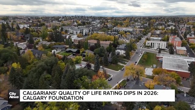 Calgarians' quality of life rating dips in 2026: Calgary Foundation