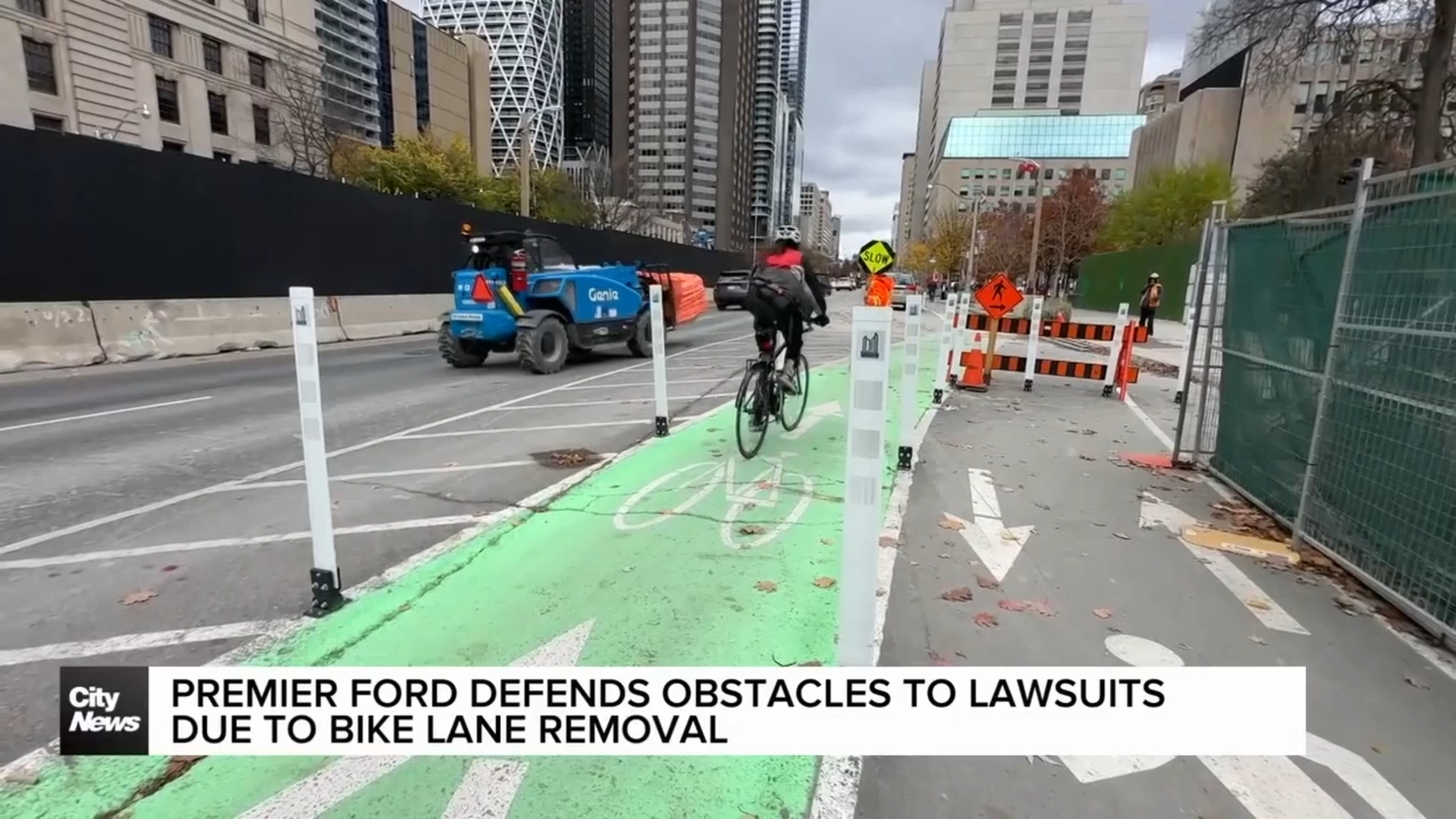 Premier Ford defends changes to bike lane legislation