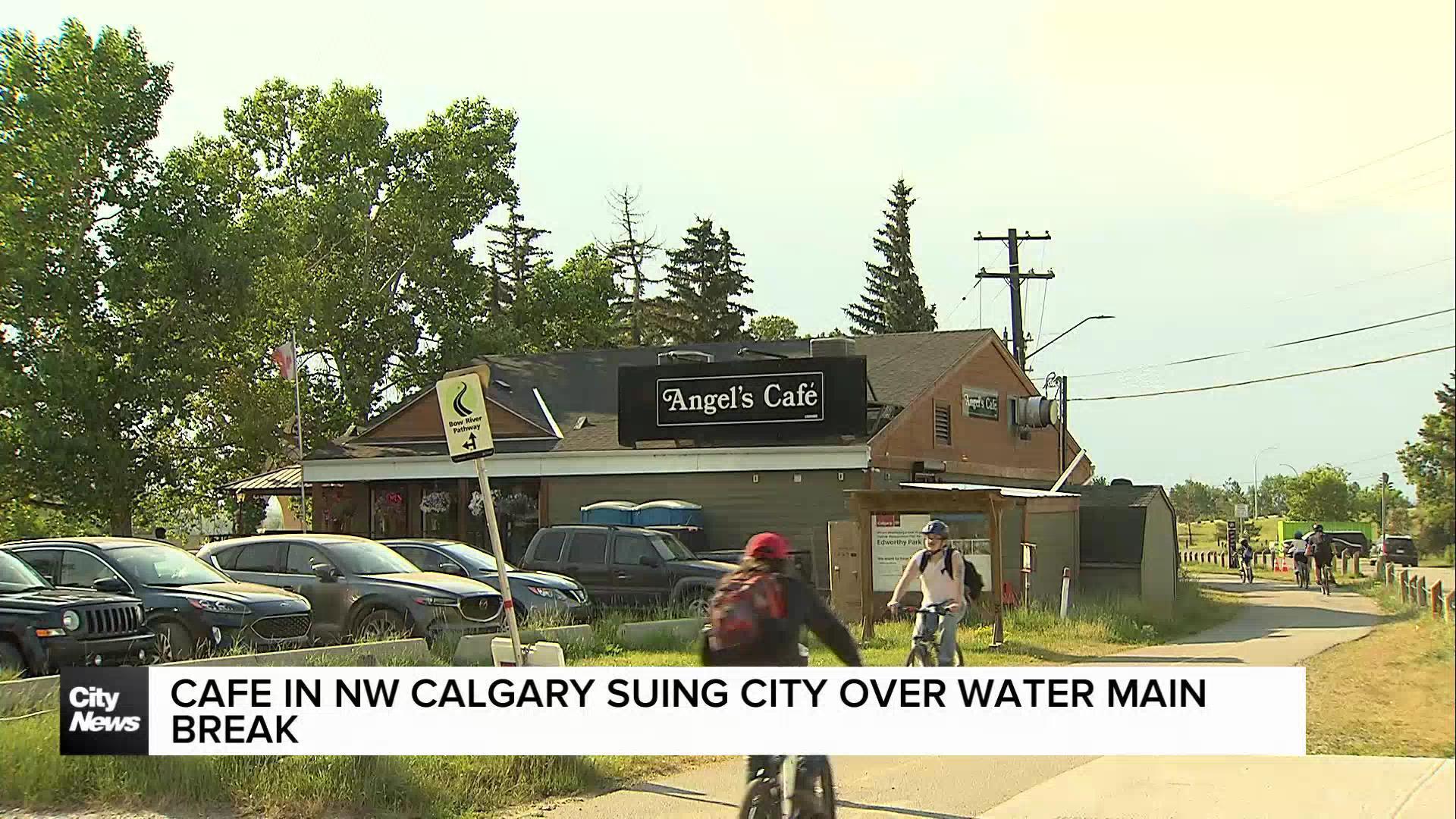 Cafe in NW Calgary suing city over water main break