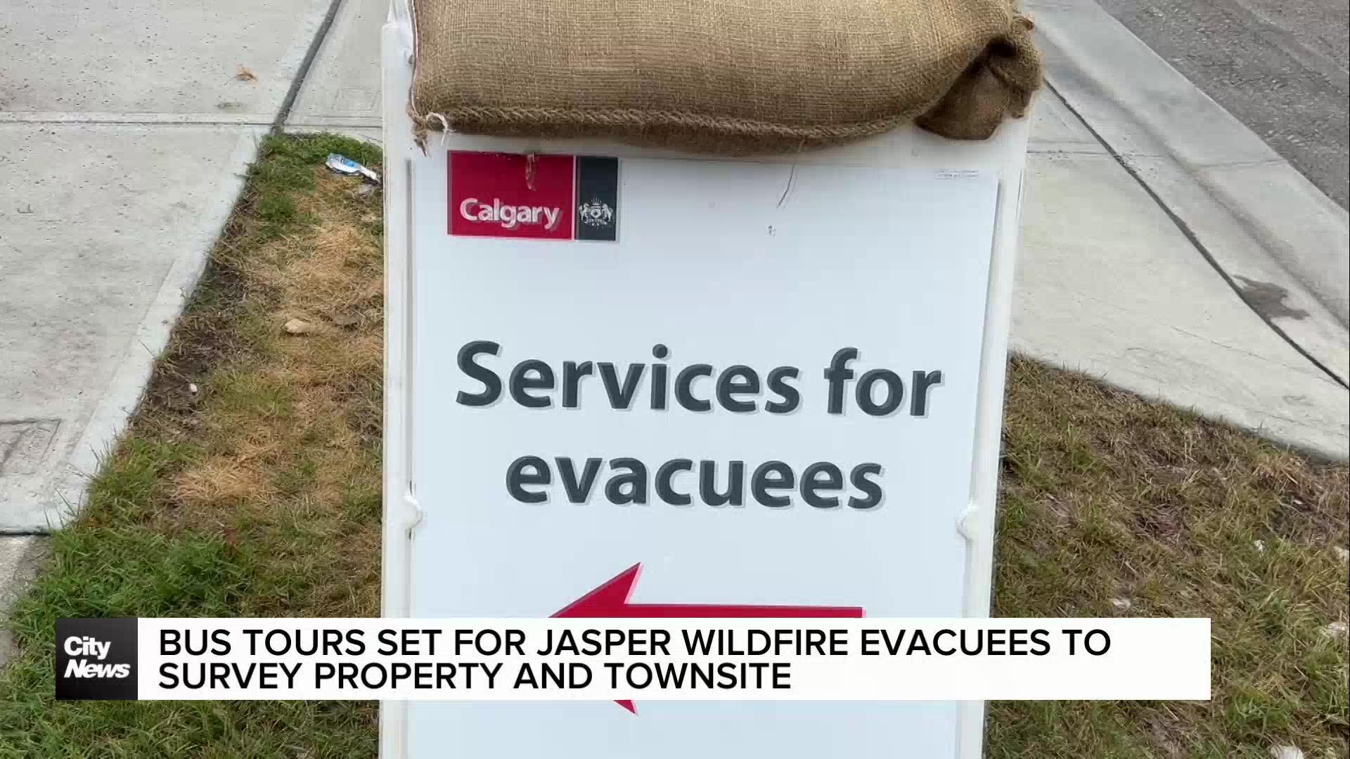 Bus tours set for Jasper wildfire evacuees to survey property and townsite