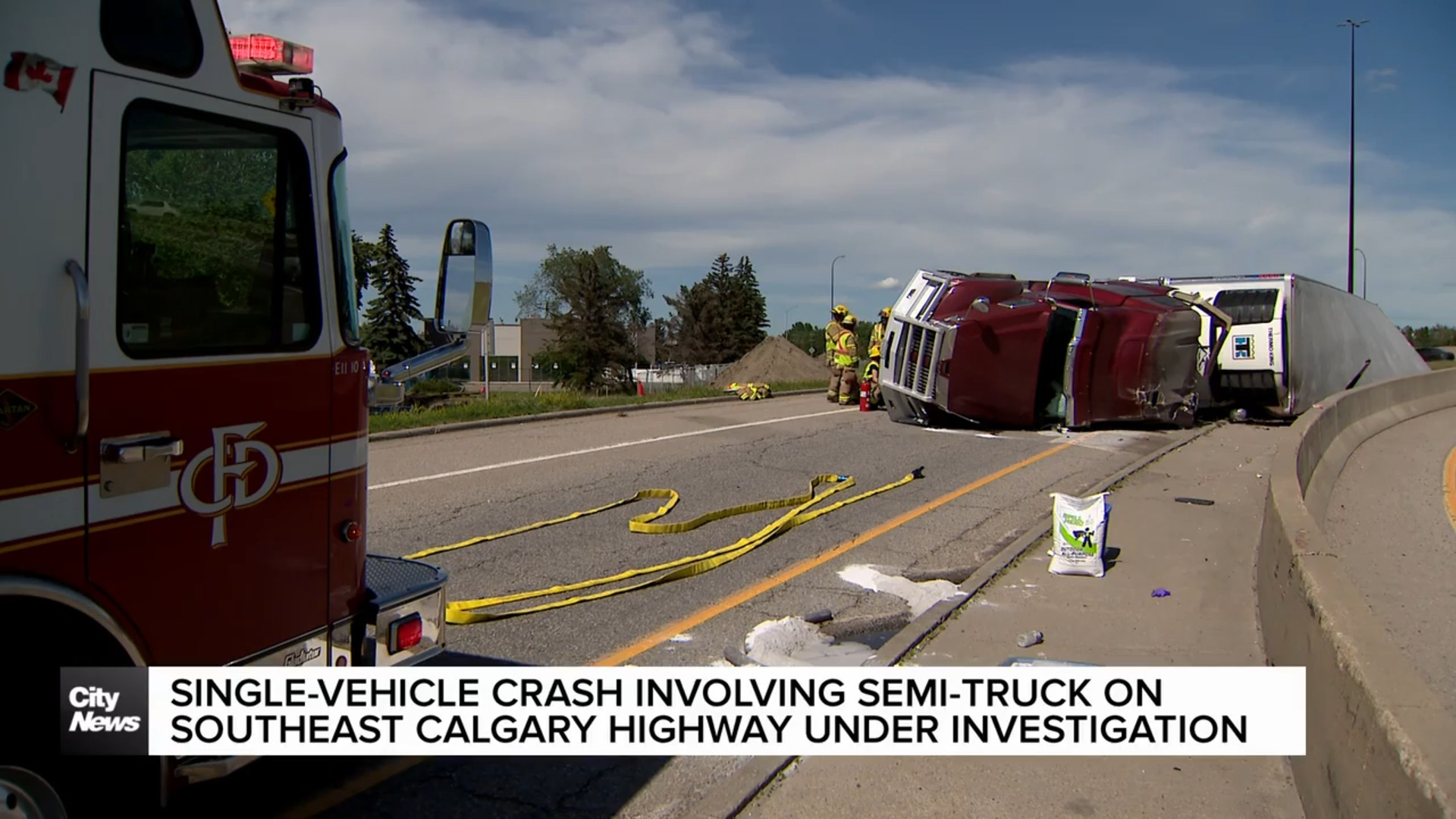 Singlevehicle crash on SE Calgary highway under investigation