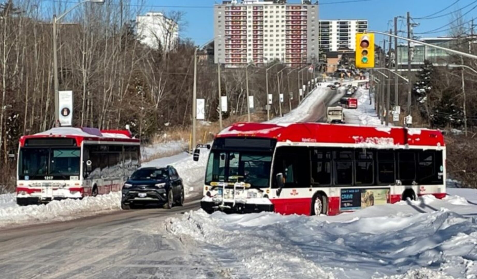 Friday snowstorm could close some TTC bus stops