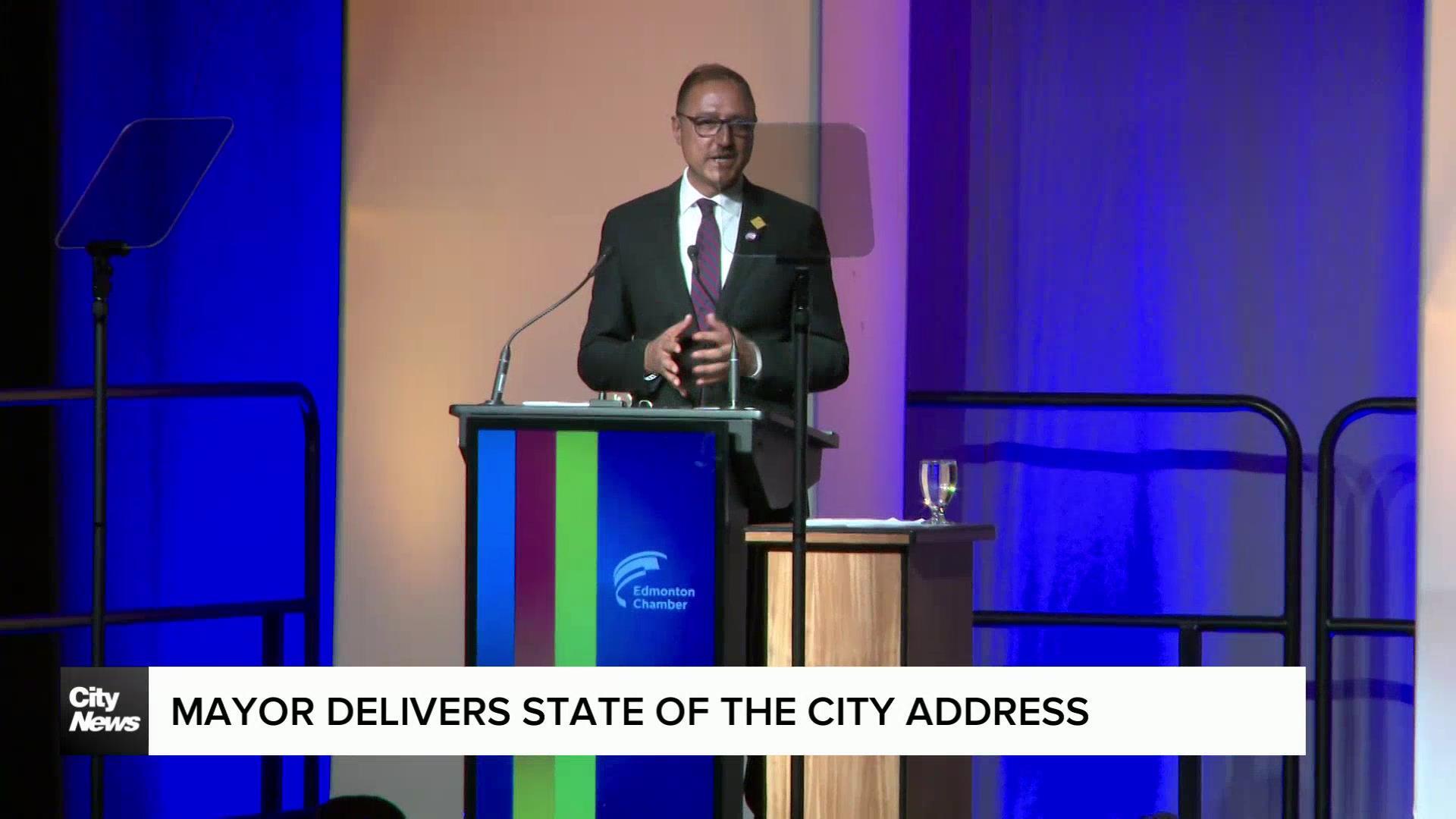 Mayor delivers state of the city address