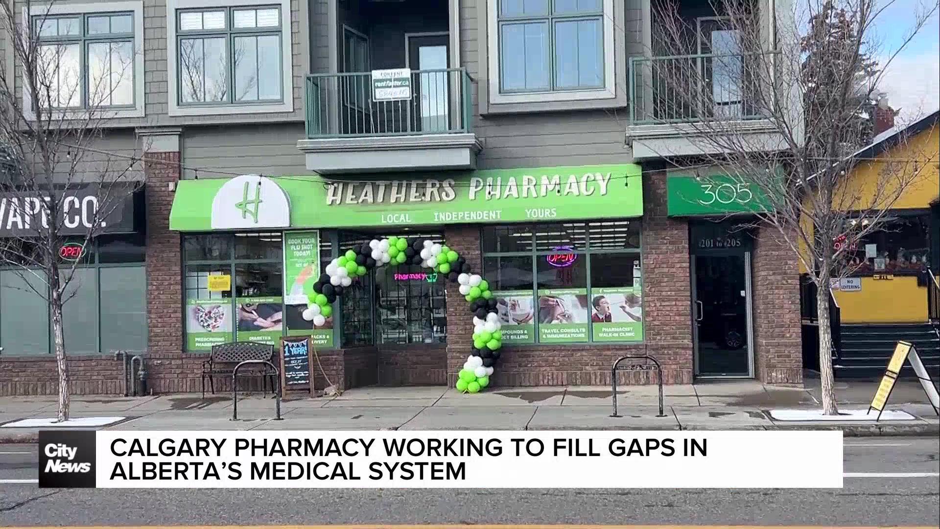 Calgary pharmacy working to fill gaps in Alberta’s medical system