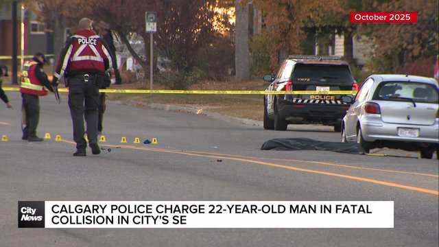 Calgary police charge 22-year-old man in fatal collision in city's SE
